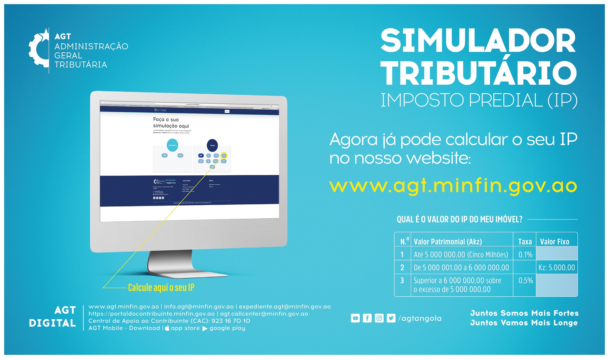 AGT disponibiliza Simulador Tributário para o Imposto Predial